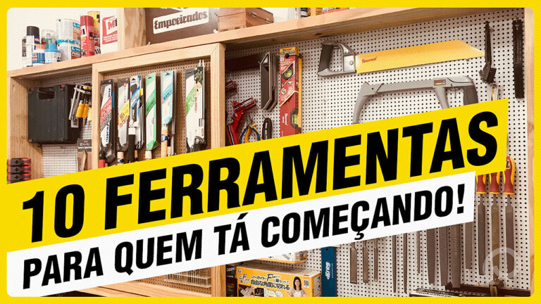 10 ferramentas que não podem faltar em uma marcenaria