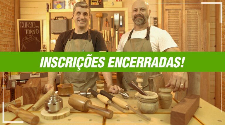 Curso Online de Tornearia em Madeira para Iniciantes