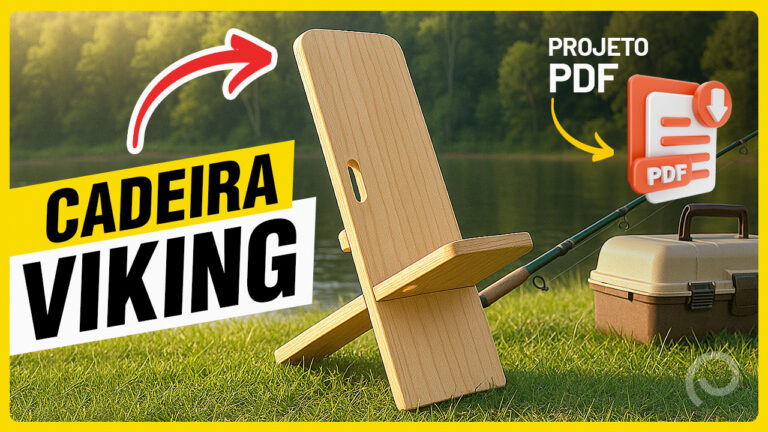 Como Fazer a Cadeira Viking para Pesca e Camping (Projeto PDF)