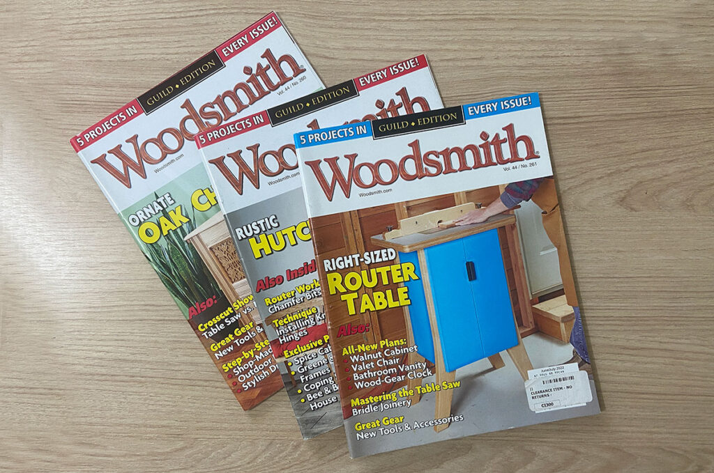 Revista de Marcenaria da Woodsmith - Americana