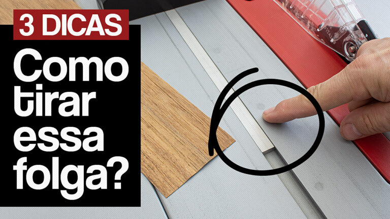 Como diminuir a Folga do Goniômetro na Serra Circular?