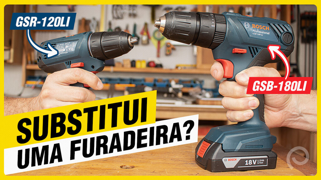 Parafusadeira substitui uma furadeira?