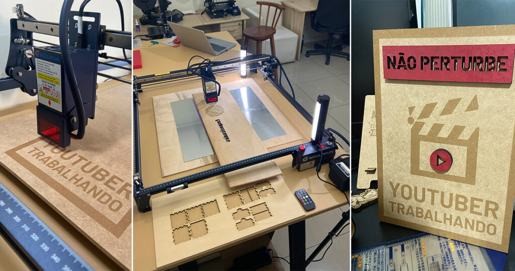 Dá para fazer muitas coisas com a Sculpfun S30 Ultra 33W
