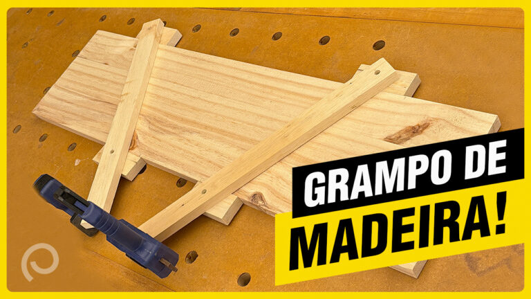Aprenda a fazer um Grampo de Madeira simples e eficiente!