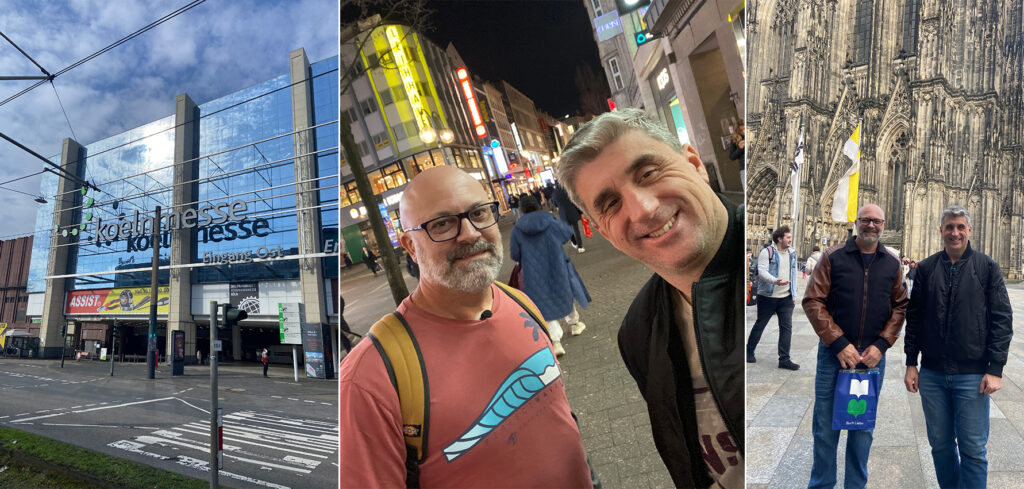 Empoeirados na Alemanha, fazendo turismo na cidade de Colônia