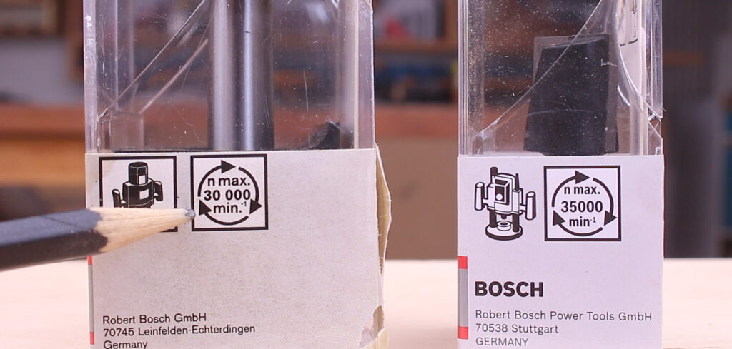 A importância de sempre verificar a rotação máxima da fresa antes de usar na tupia.