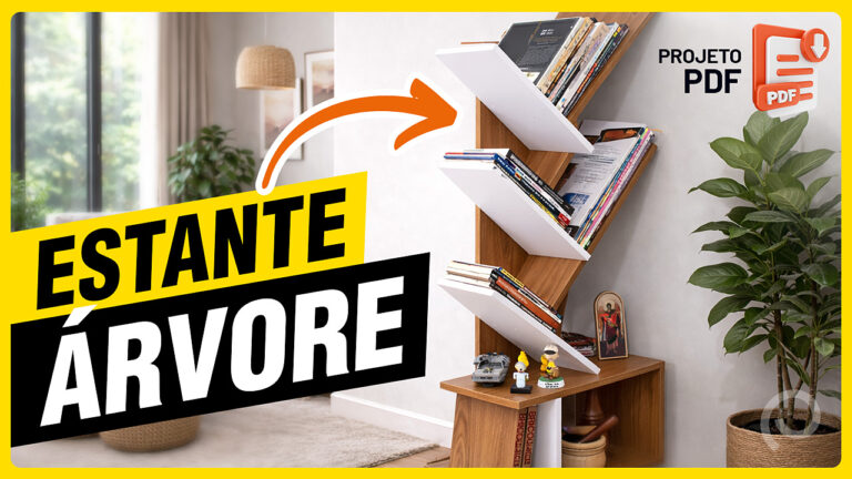 Estante de Livros Árvore – Projeto em PDF