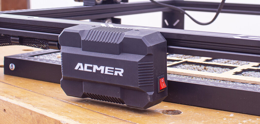 Detalhe da Gravadora a Laser ACMER S2